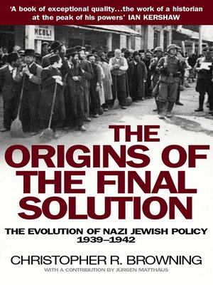 cover image of The Origins of the Final Solution